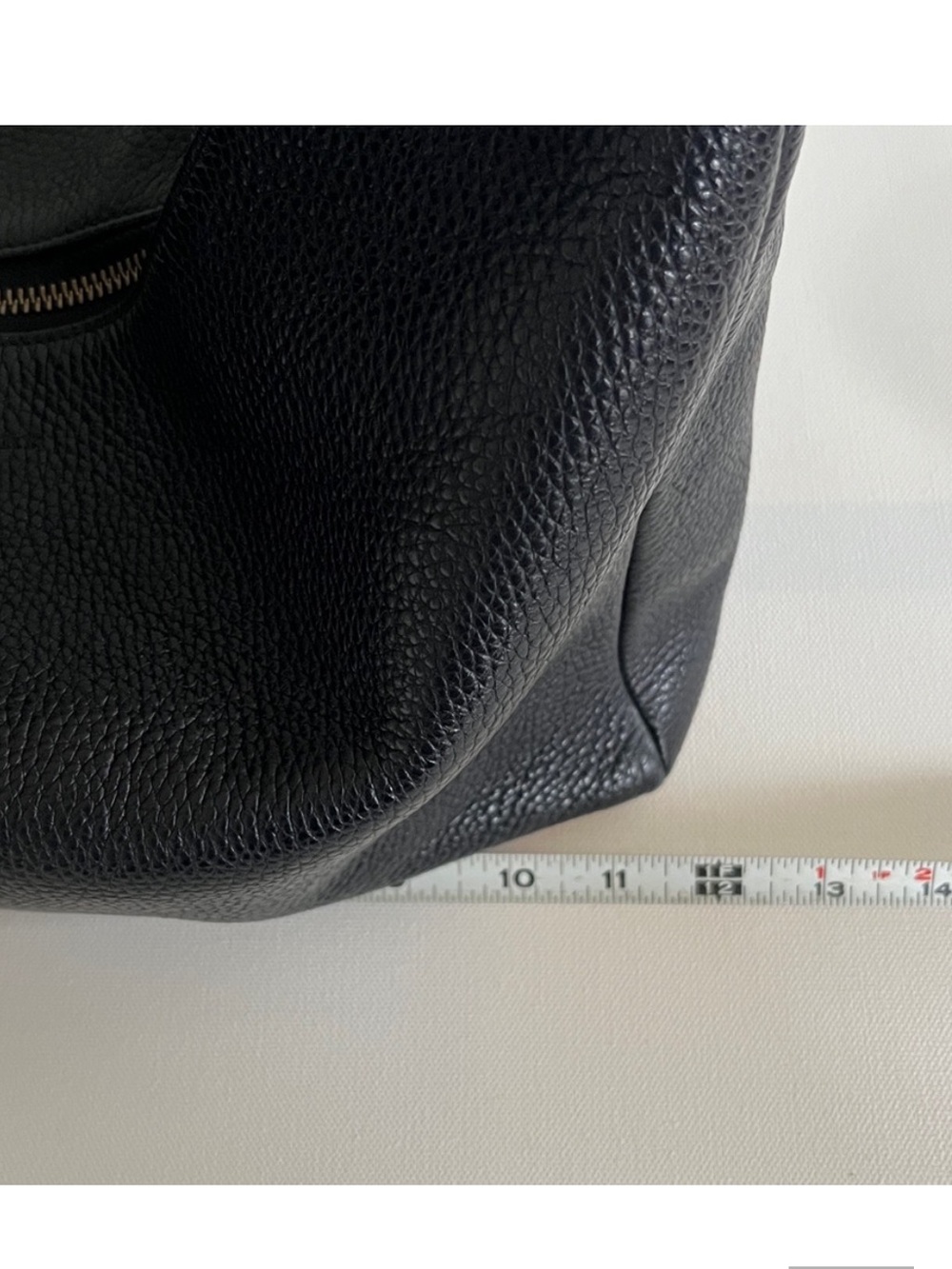 Black Pebbled Hobo Bag - Picture 12 of 13